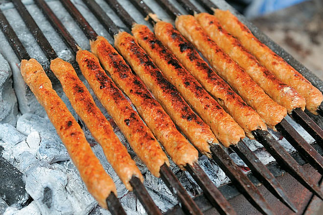 The famous Kakori kebab originated here