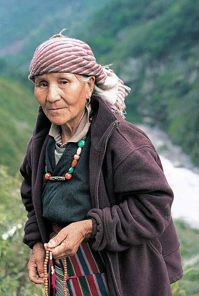 A Sikkimese woman