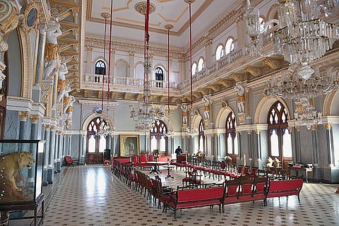 The Aina Mahal in the Darbargadh Palace complex