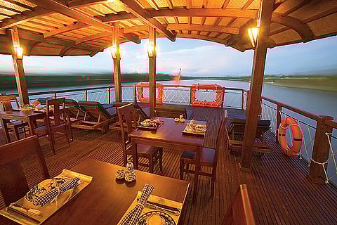 The Vietnamese sampans belong in these waters just as a kettuvallam would in Kerala