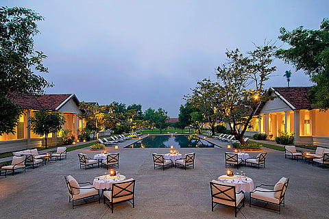 Amantaka rests at the foot of sacred Mount Phousi amid the golden spired wats and quaint lanes of this charming Unesco World Heritage Site