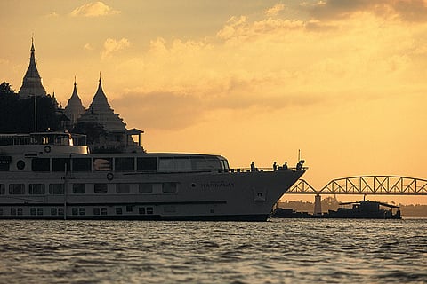 The cruise begins from the Sagaing Hills, floats up to Mingun, Katha, Shwegu, Kyan Hynat and Mogok, before nudging up to Mandalay