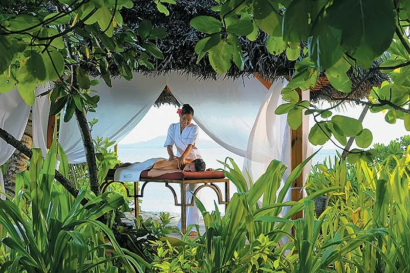 Beachside spa experience