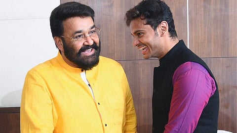 മോഹൻലാലിനൊപ്പം വിശാഖ് സുബ്രഹ്മണ്യം