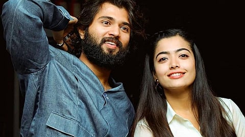 വി​ജ​യ് ദേ​വ​ര​കൊ​ണ്ടയും രശ്മിക മന്ദാനയും