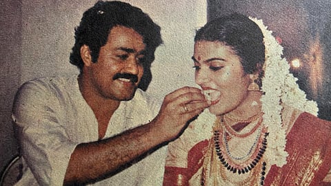 വിവാഹദിനത്തിൽ മോഹൻലാലും സുചിത്രയും