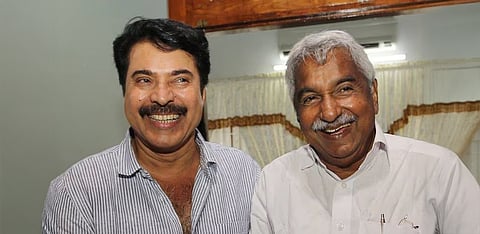 മമ്മൂട്ടിയും ഉമ്മൻ ചാണ്ടിയും