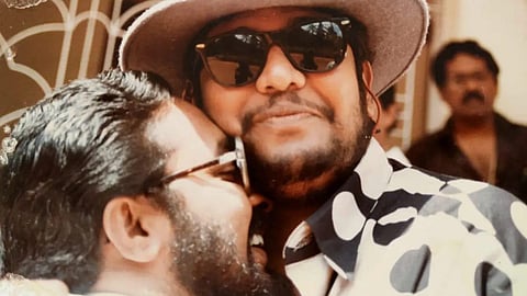 ഷാജി കൈലാസും രൺജി പണിക്കരും. ഒരു പഴയ ചിത്രം