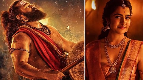 കാന്താരയിലെ നായകൻ ഋഷഭ് ഷെട്ടിയും നായിക രുക്മിണി വസന്തും