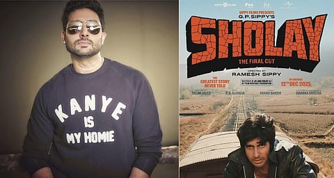 അഭിഷേക് ബച്ചൻ,ഷോലെ പോസ്റ്റർ