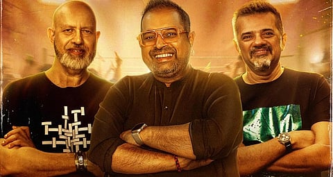 ശങ്കർ എഹ്സാൻ ലോയ് സം​ഗീതത്രയം 'ചത്താ പച്ചാ' പോസ്റ്ററിൽ