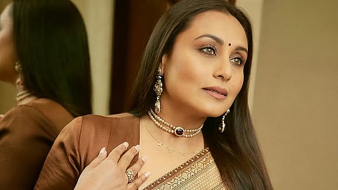 മികച്ച നടിക്കുള്ള ദേശീയ പുരസ്കാരം സ്വീകരിക്കാനെത്തിയ റാണി മുഖർജി