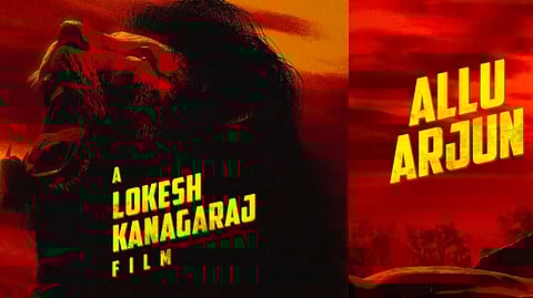 അല്ലു അർജുൻ-ലോകേഷ് കനകരാജ് സിനിമയുടെ അനൗൺസ്മെന്റ് വീഡിയോയിൽ നിന്ന്