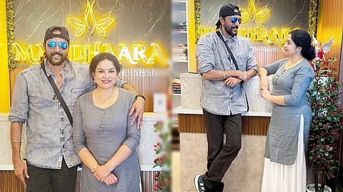 ബാബു ആന്റണി ഷീലു എബ്രഹാമിനൊപ്പം 'മന്ദാര'ബുട്ടീക്കിൽ