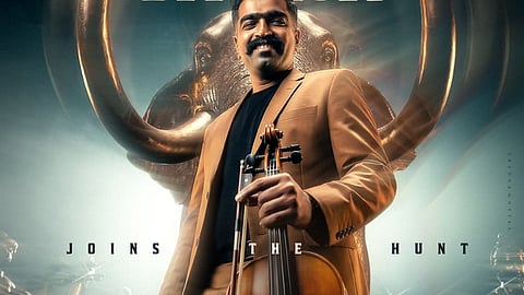 രവി ബസ്‌റൂർ 'കാട്ടാളൻ' പോസ്റ്ററിൽ