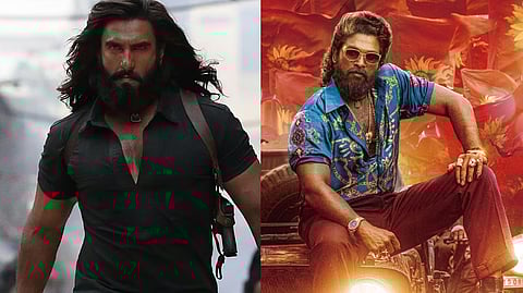 'ധുരന്ധറി'ൽ രൺവീർ സിങ്,'പുഷ്പ 2'-ൽ അല്ലു അർജുൻ