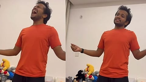 ബേസിലിന്റെ ഭാര്യ എലിസബത്ത് പങ്കുവെച്ച വീഡിയോയിൽ നിന്ന്