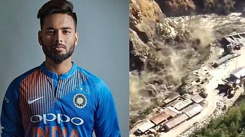 ঋষভ পন্থ ও উত্তরাখণ্ড বিপর্যয়ের দৃশ্য