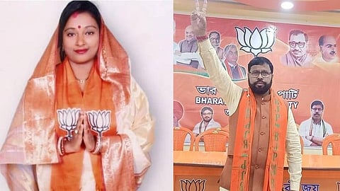 চন্দ্রমল্লিকা গোস্বামী ও  লক্ষণ ঘোড়ুই 