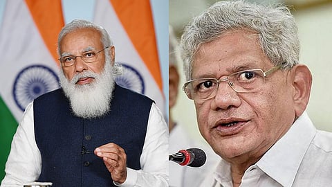 নরেন্দ্র মোদি , সীতারাম ইয়েচুরি