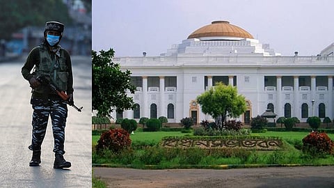 সাংবাদিকদের সাথে অভব্যতা করার জের,  বিধানসভায় কেন্দ্রীয় বাহিনীর প্রবেশে নিষেধাজ্ঞা স্পিকারের