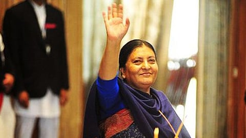 নেপালের রাষ্ট্রপতি বিদ্যা দেবী ভান্ডারী