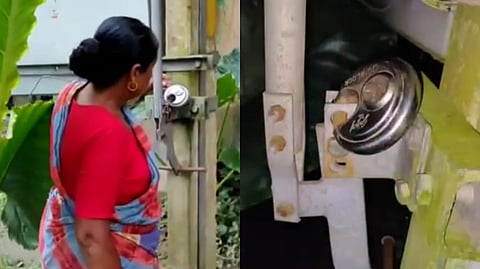 নিজের বাড়িতে বিদ্যুৎ না থাকায় ট্রান্সফরমারে তালা দিয়ে দিলেন তৃণমূল পঞ্চায়েত সদস্যা