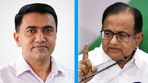 প্রমোদ সাওয়ন্ত ও পি চিদাম্বরম 