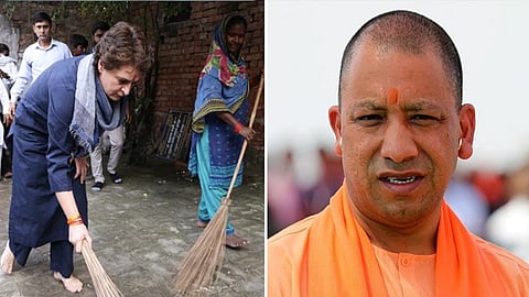 প্রিয়াঙ্কা গান্ধী , যোগী আদিত্যনাথ
