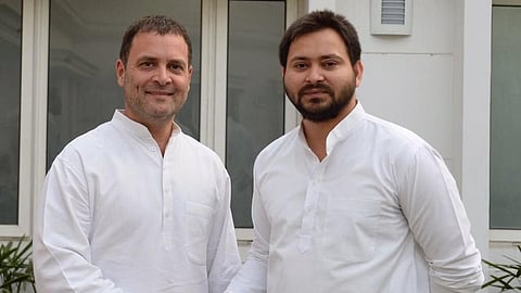 রাহুল গান্ধী ও তেজস্বী যাদব