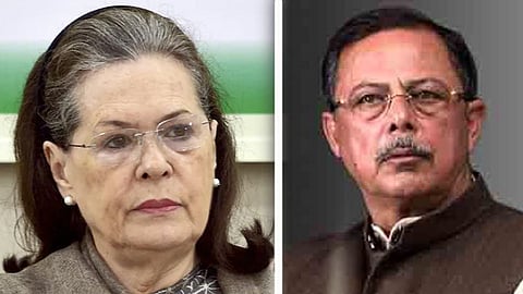 সোনিয়া গান্ধী ও অজয় সিং রাহুল
