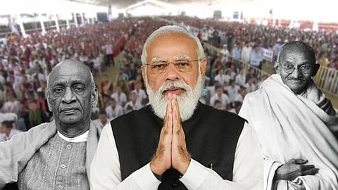 Gujarat: নজরে গুজরাট নির্বাচন, মানুষের মন পেতে গান্ধী-প্যাটেল স্মরণ নরেন্দ্র মোদীর