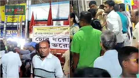 CPI(M)-র চোর ধরো জেল ভরো কর্মসূচীতে হামলা