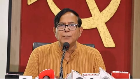 সাংবাদিক সম্মেলনে মহম্মদ সেলিম 