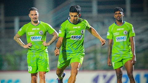 অনুশীলনে মোহনবাগান দল