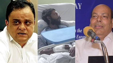 ব্রাত্য বসু, আহত ছাত্র ইন্দ্রানুজ রায় এবং ওমপ্রকাশ মিশ্র