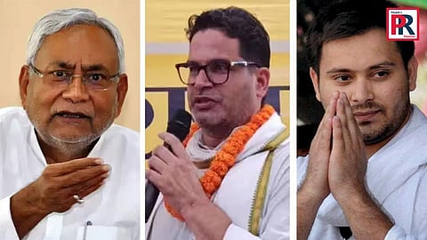 নীতিশ কুমার, প্রশান্ত কিশোর ও তেজস্বী যাদব