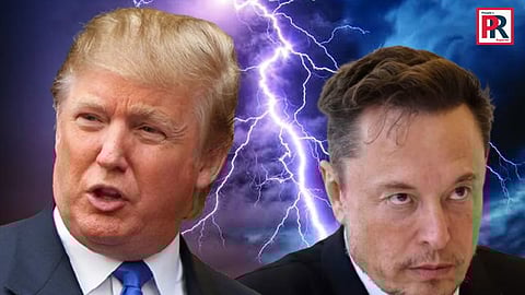 মার্কিন প্রেসিডেন্ট ডোনাল্ড ট্রাম্প ও ধনকুবের এলন মাস্ক