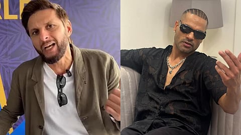 শাহীদ আফ্রিদি এবং শিখর ধাওয়ান