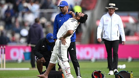 চোট পাওয়ার সময় ঋষভ পন্থ