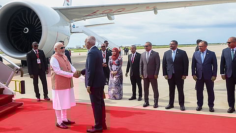 মালদ্বীপ সফরে প্রধানমন্ত্রী নরেন্দ্র মোদী