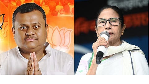 সৌমেন্দু অধিকারী এবং মমতা ব্যানার্জি