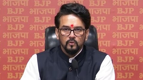 বিজেপি নেতা ও প্রাক্তন মন্ত্রী অনুরাগ ঠাকুর 