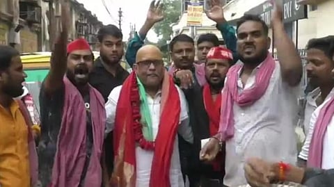 উত্তরপ্রদেশ কংগ্রেস সভাপতি অজয় রাইকে সম্বর্ধনা