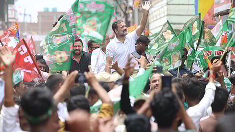 ভোটার অধিকার যাত্রায় রাহুল গান্ধী, তেজস্বী যাদব