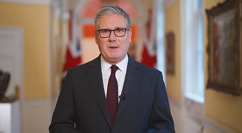 যুক্তরাজ্যের প্রধানমন্ত্রী কিয়ার স্টারমের  