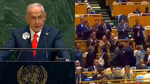 রাষ্ট্রসংঘে নেতানিয়াহুর বক্তব্য বয়কট প্রতিনিধিদের