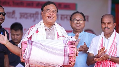 উদলগুড়িতে বিটিসি নির্বাচনের প্রচারে হিমন্ত বিশ্বশর্মা