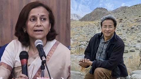 গীতাঞ্জলী অ্যাংমো এবং সোনম ওয়াংচুক