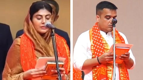 রিভাবা জাদেজা এবং হর্ষ সঙ্ঘভি